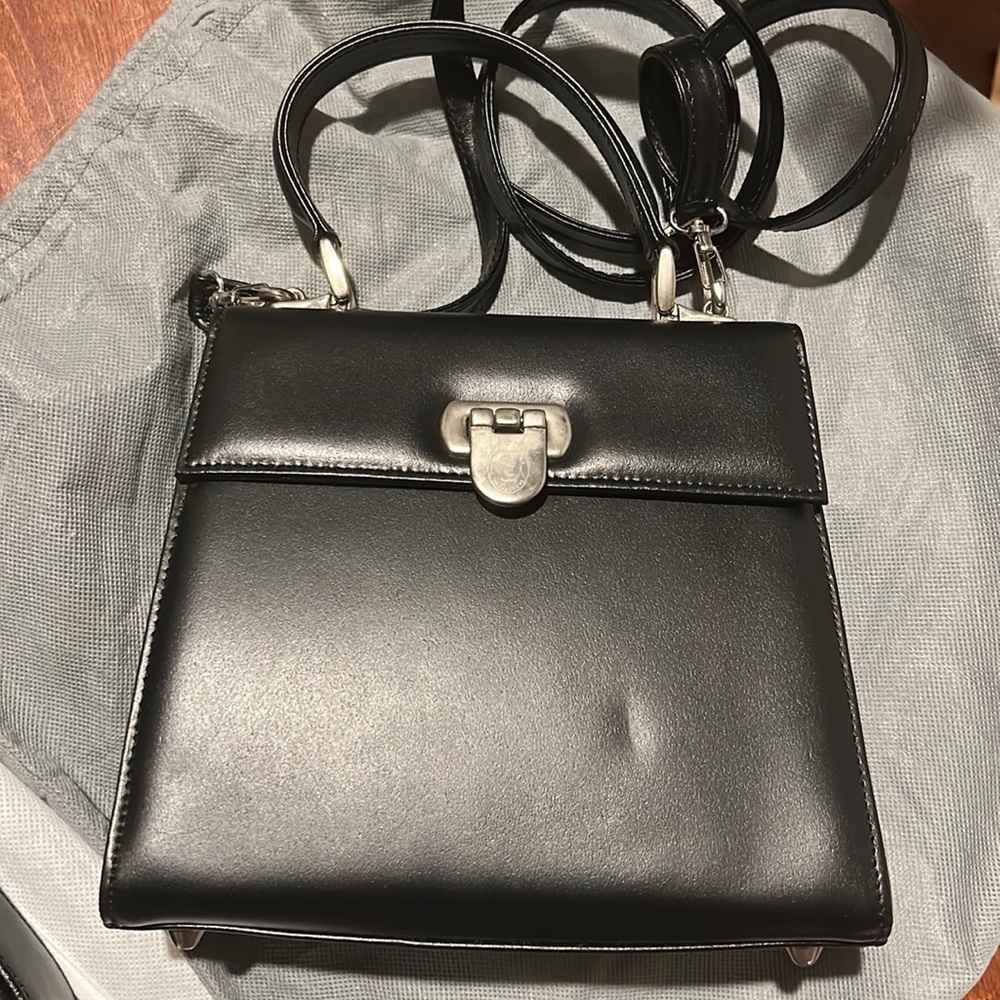 Vintage Transocchi Leather Hand/Shoulder Bag